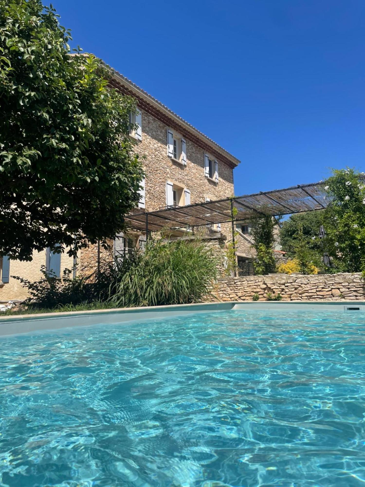 Provenzalisches Landhaus Les Martinets Am Fusse Des Mont Ventoux Villes-sur-Auzon Eksteriør bilde